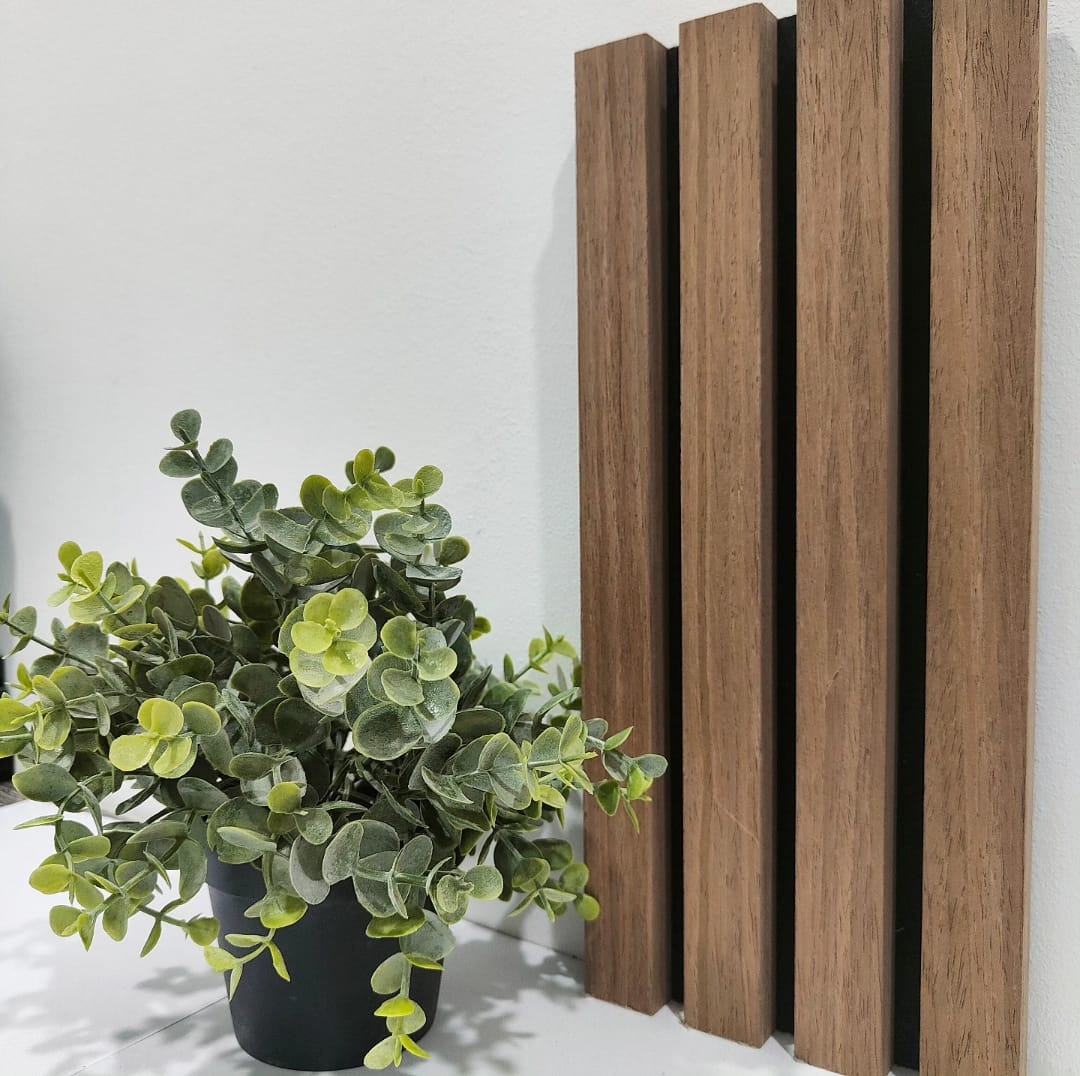 Light Walnut, Black Felt Acoustic panel