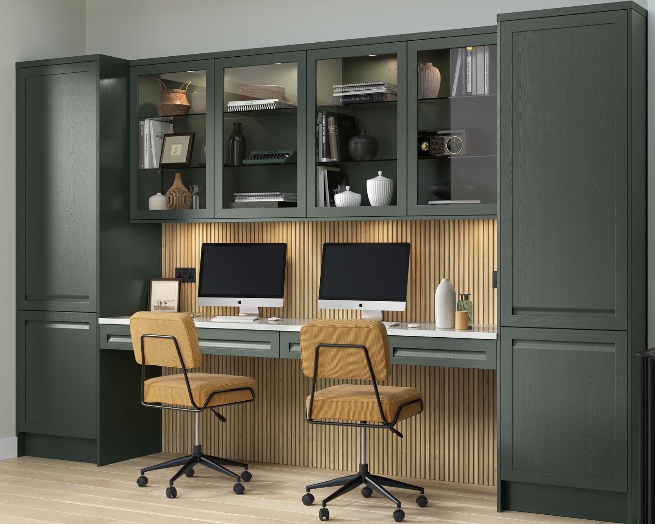 Light Oak, Black Felt Acoustic panel